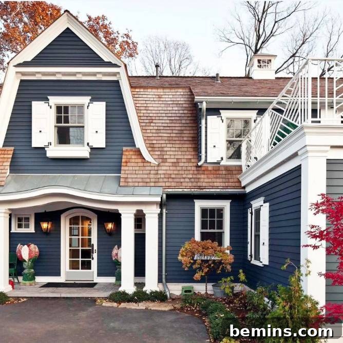 Charming Charleston-style home exterior with Southern personality, captured by Krystine Edwards on Instagram