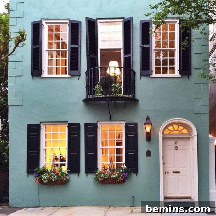 Stately New England home with a classic front door, featured by The Front Door Project on Instagram