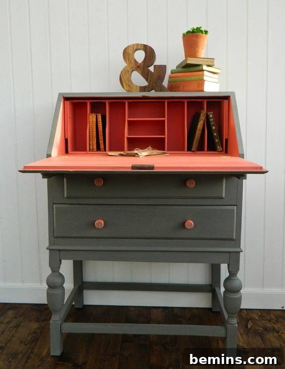 Unexpected Furniture Painting Ideas 16 Painted Pop of Surprise