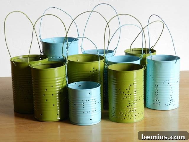 DIY Tin Can Lanterns