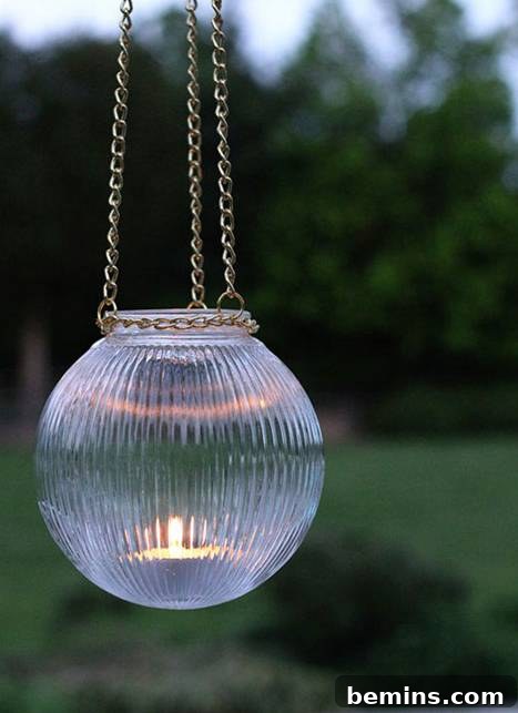 DIY Hanging Glass Globe Lights