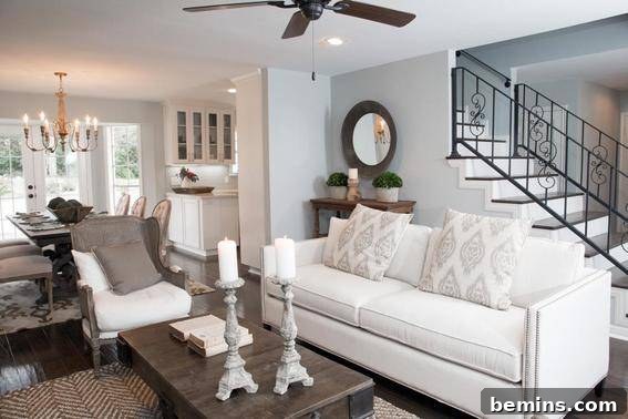 Farmhouse Modern interior from the show Fixer Upper.