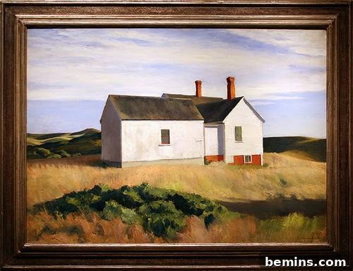 Ryders House (1933) by Edward Hopper.