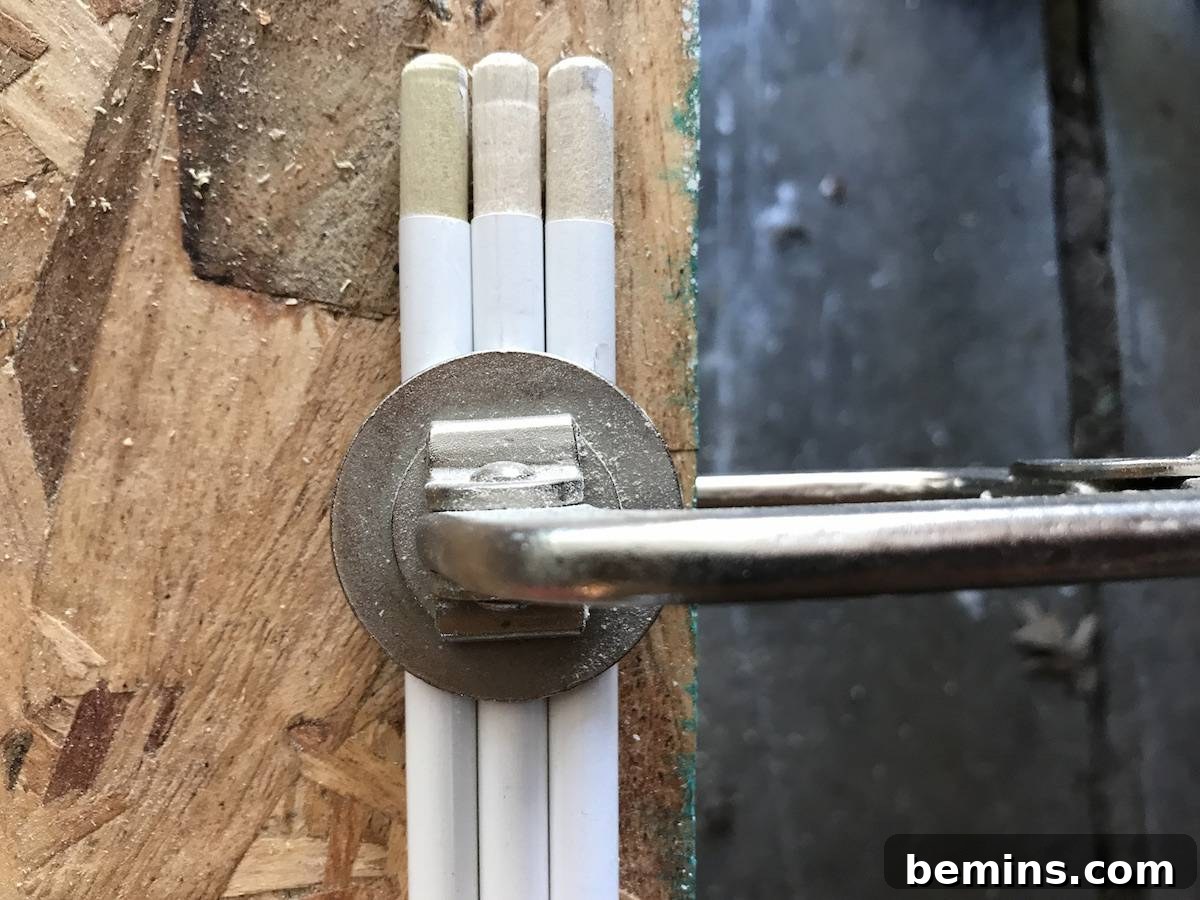 From Laundry to Literature: Upcycling Your Drying Rack into a Chic Magazine Holder 12 Cutting the Dowel Rods