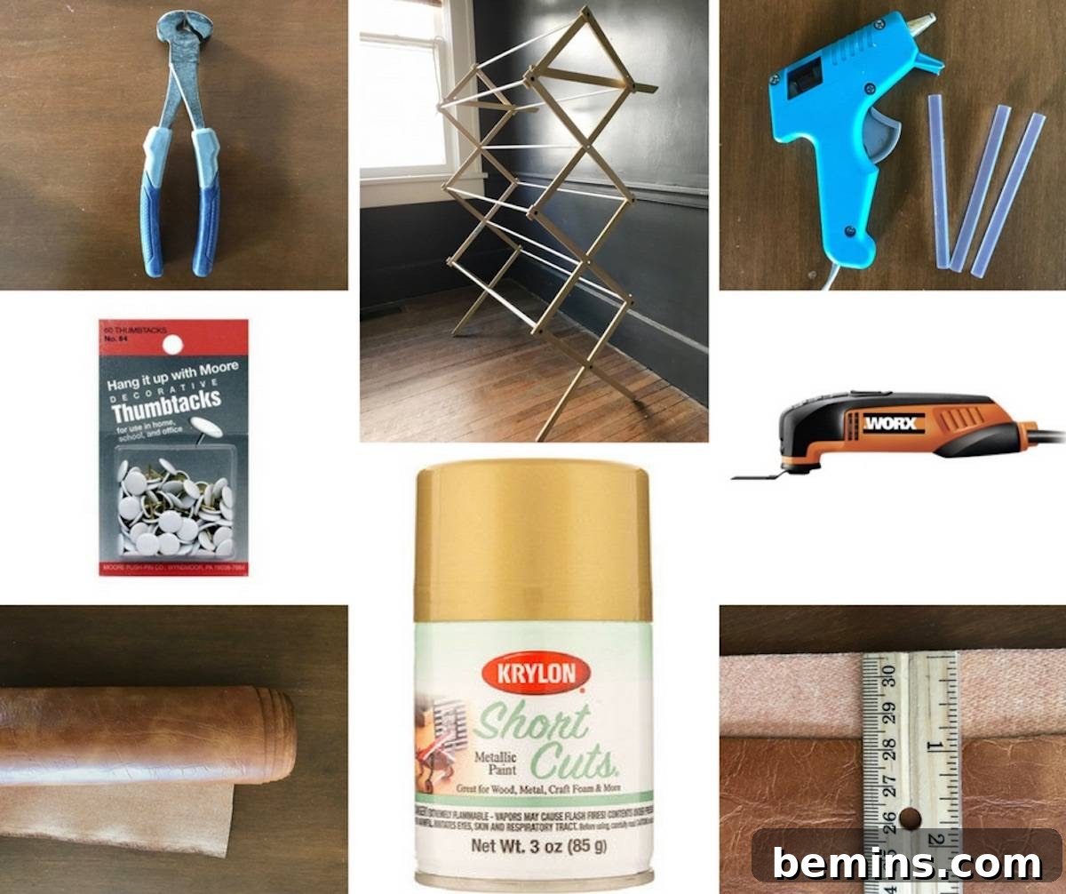 From Laundry to Literature: Upcycling Your Drying Rack into a Chic Magazine Holder 5 Materials for DIY Leather Magazine Rack