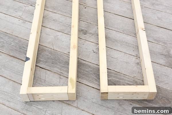 DIY Modern Flower Box