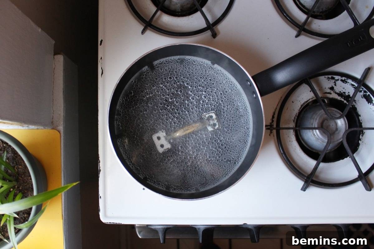 Boiling hardware to remove old paint