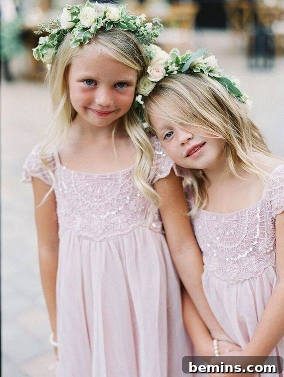 Flower Girl Borrowing a Dress for a Wedding