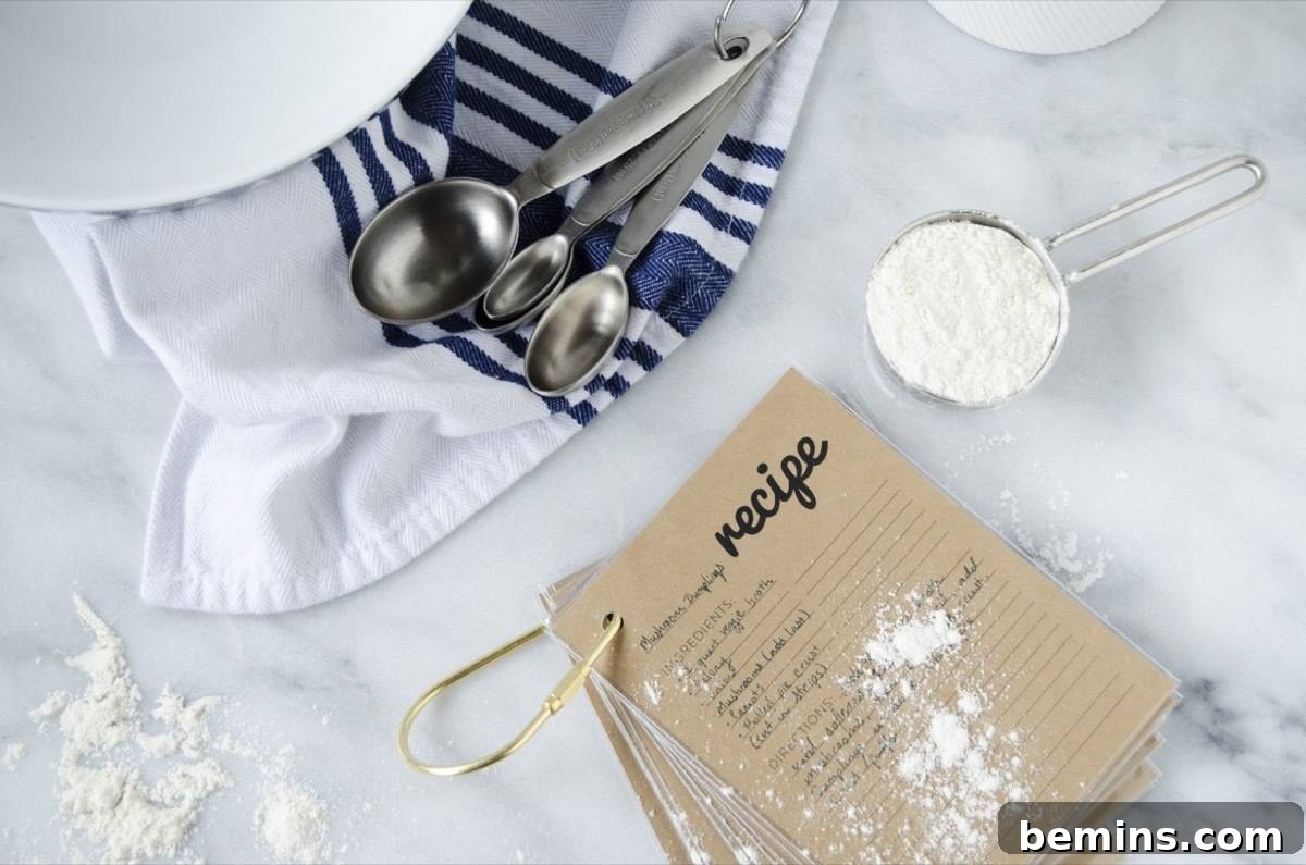 Craft a Personalized Recipe Organizer 9 Organized recipe cards on a key ring, showcasing simple kitchen organization