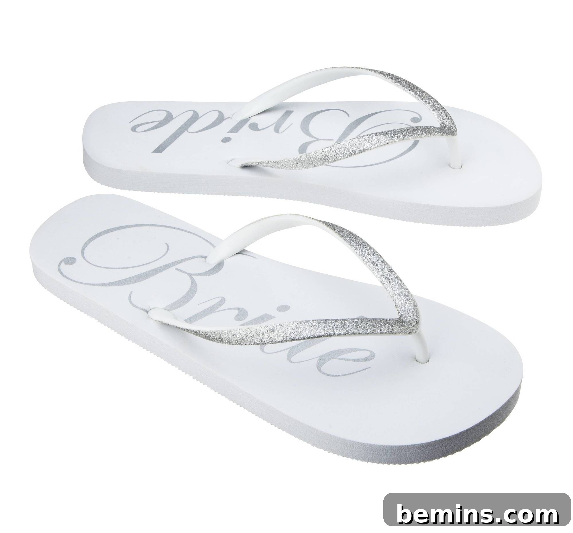 Bride Flip Flops