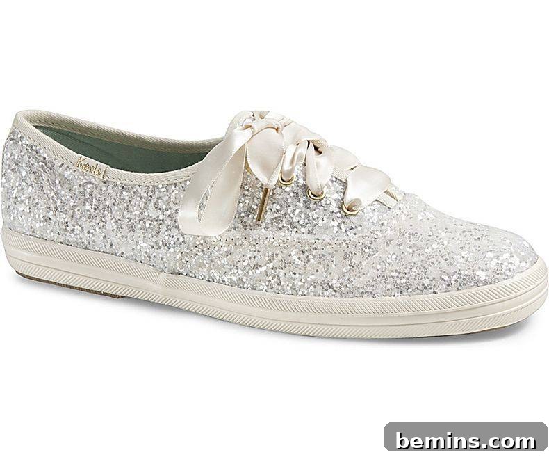 Keds x Kate Spade Glitter Wedding Sneakers