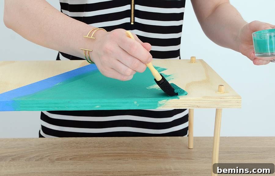Applying Acrylic Craft Paint