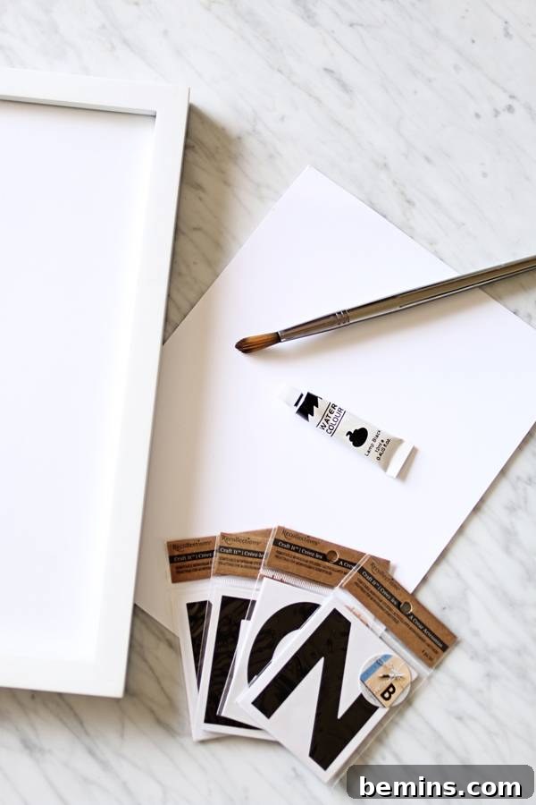 Materials for DIY Wall Art