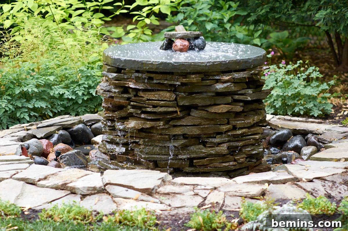 Creating a Backyard Oasis: A DIY Pond and Fountain Project 20 A stone fireplace situated outside a patio, creating a cozy and inviting outdoor living space.