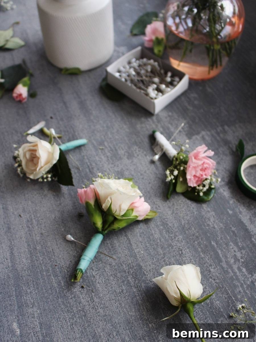 Mastering the Boutonniere Before Your Wedding 11 Why you should DIY (and not buy) boutonnieres
