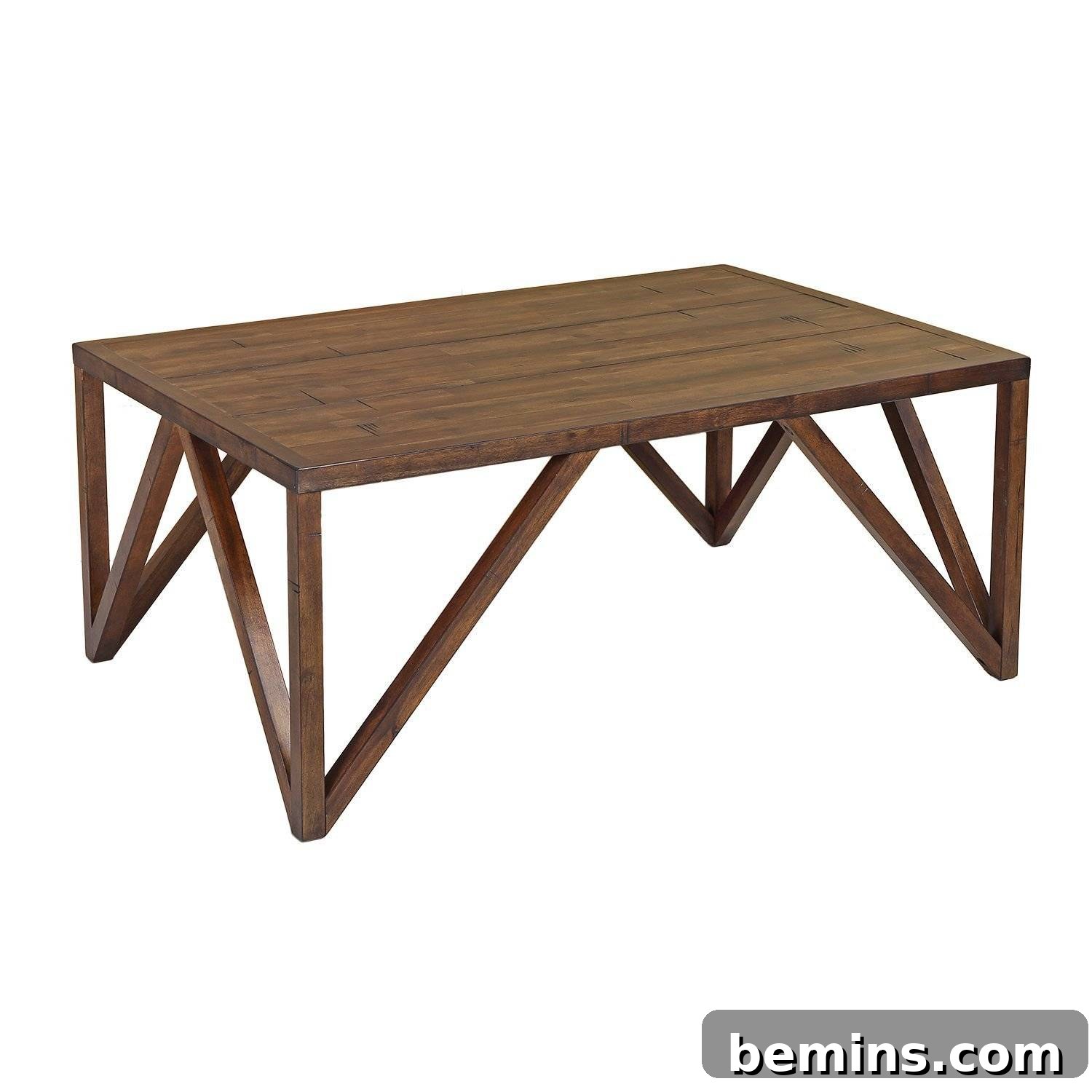 Craft and Main Old World Chestnut Bali Coffee Table