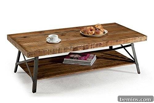 Emerald Home Wood Cocktail Table