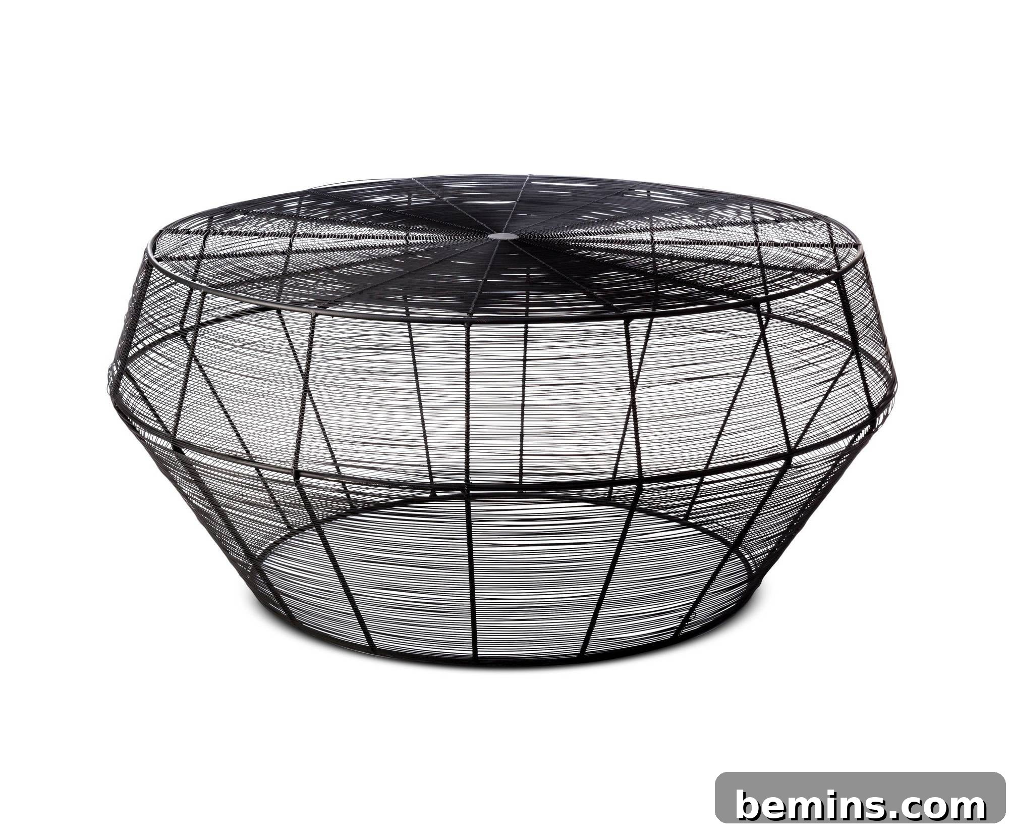 Linhigh Coffee Table Woven Wire
