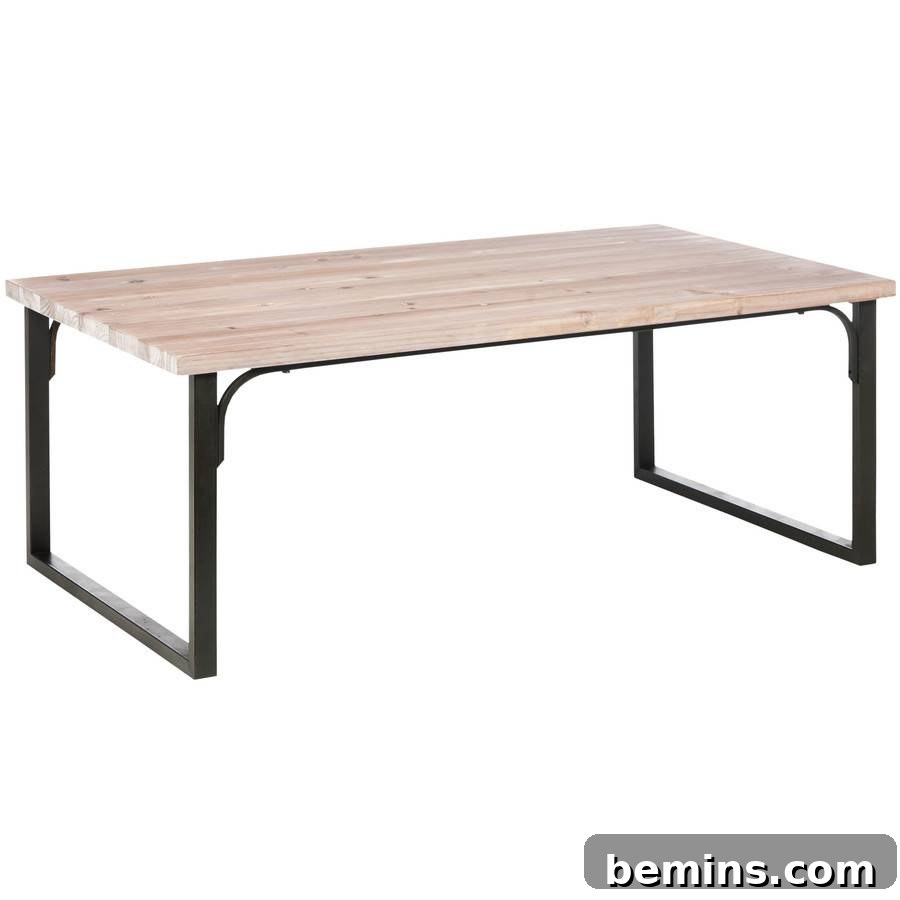 Safavieh American Home Red Maple Fir Coffee Table
