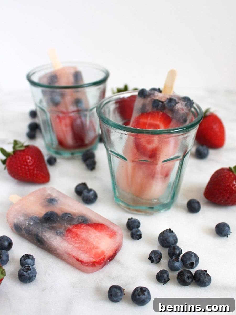 Patriotic Pops: Festive Frozen Treats for Everyone 13 Fresh and sweet 4th of July popsicles, ready to enjoy