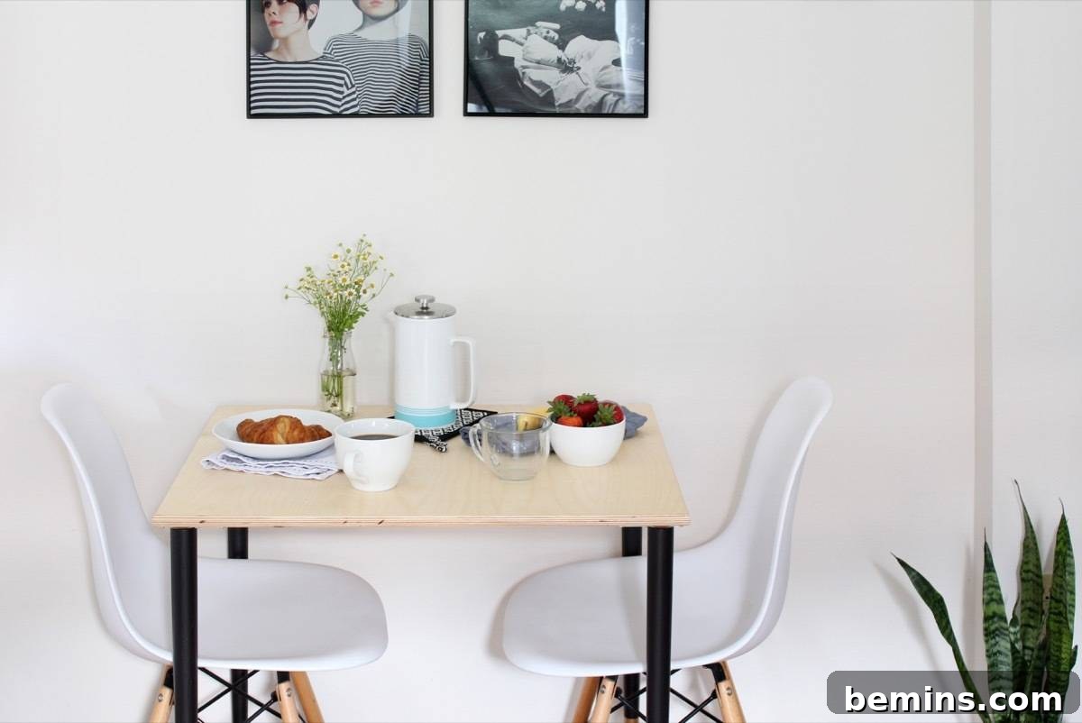 Finished Small Dining Table