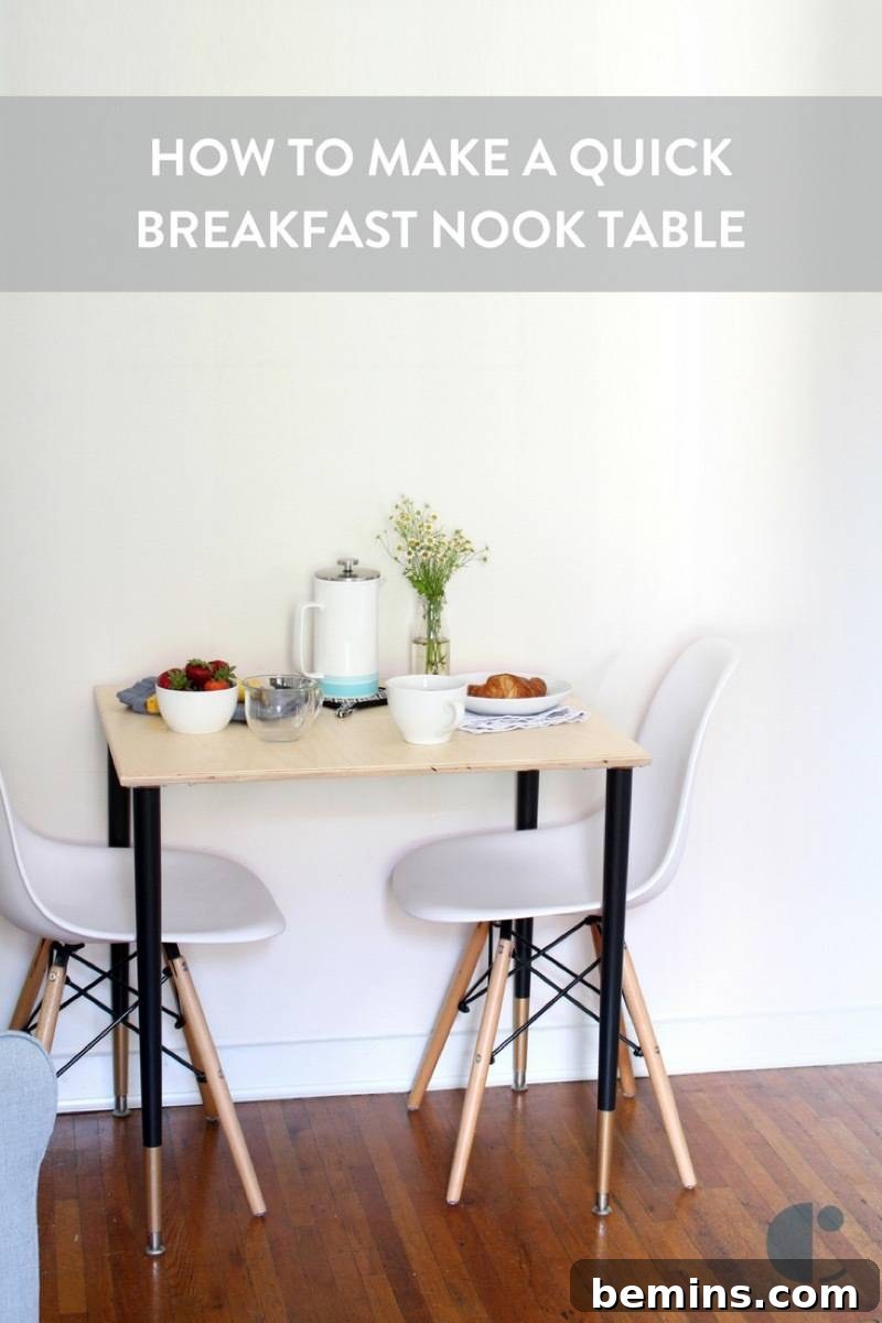 Make Small Dining Table in a Day