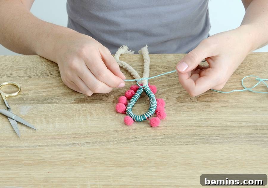 DIY Boho Chic Tassel Napkin Rings - Wrapping the Floss