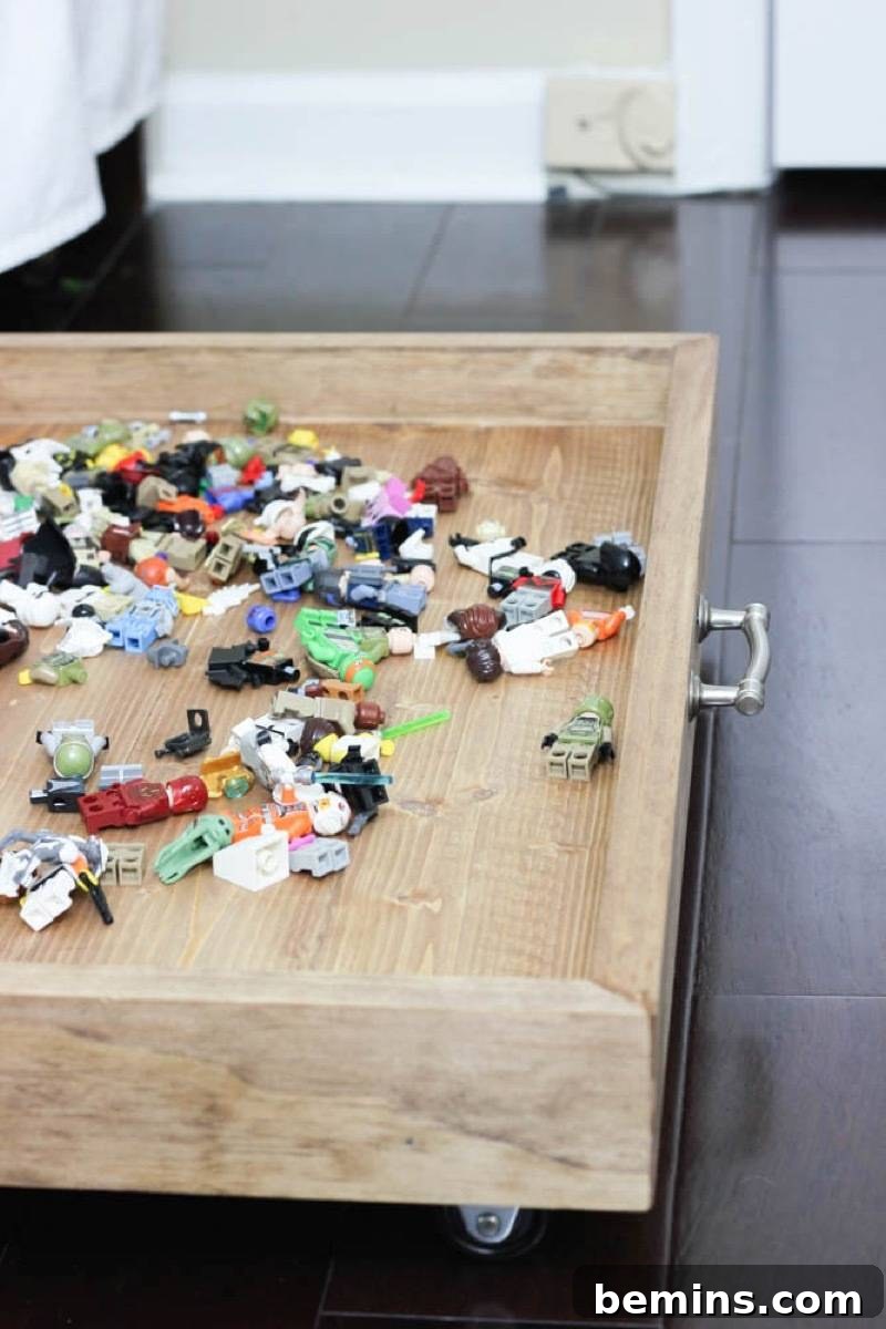 75 DIY Decor Projects to Delight Your Kids 25 Under-the-Bed Storage Tray
