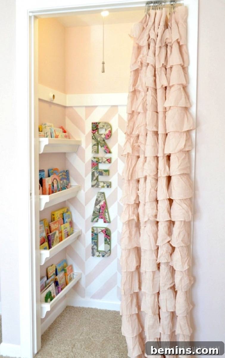 75 DIY Decor Projects to Delight Your Kids 31 Rain Gutter Shelving