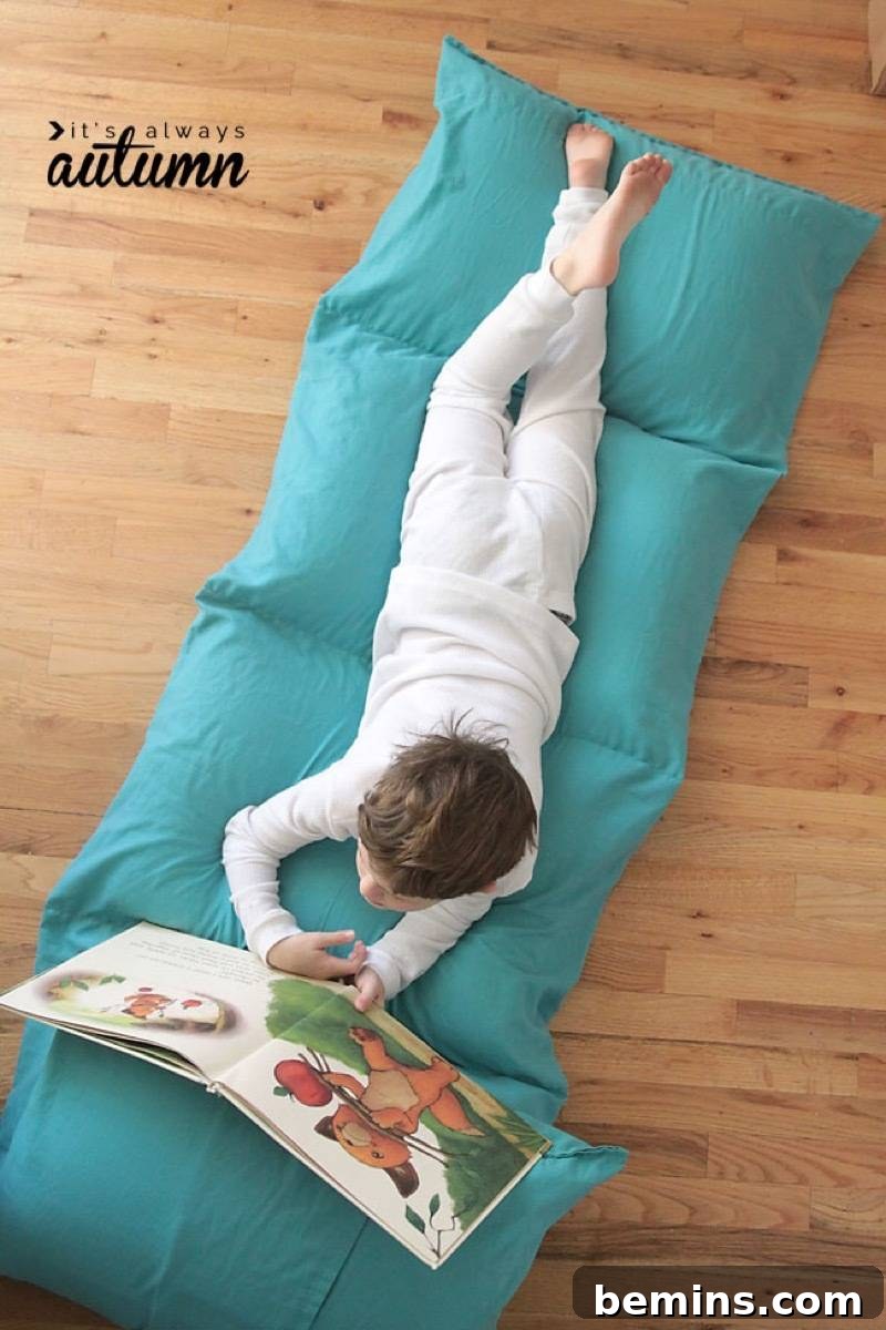 75 DIY Decor Projects to Delight Your Kids 48 Pillow Beds