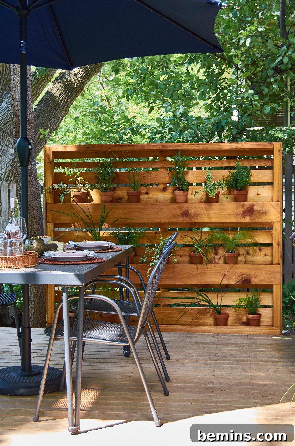 DIY Floating Planter Wall
