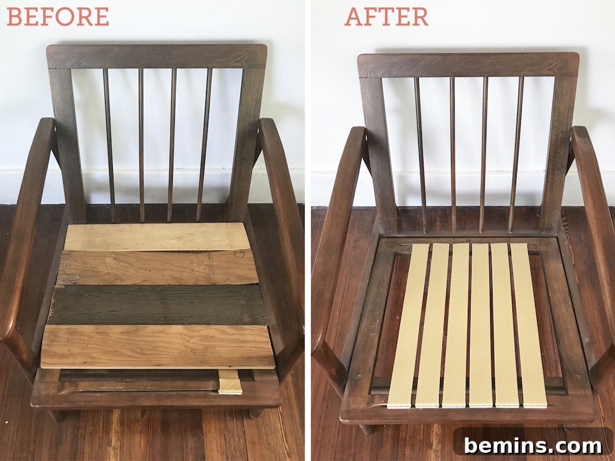 Chair Rewebbing Before and After: See the Transformation
