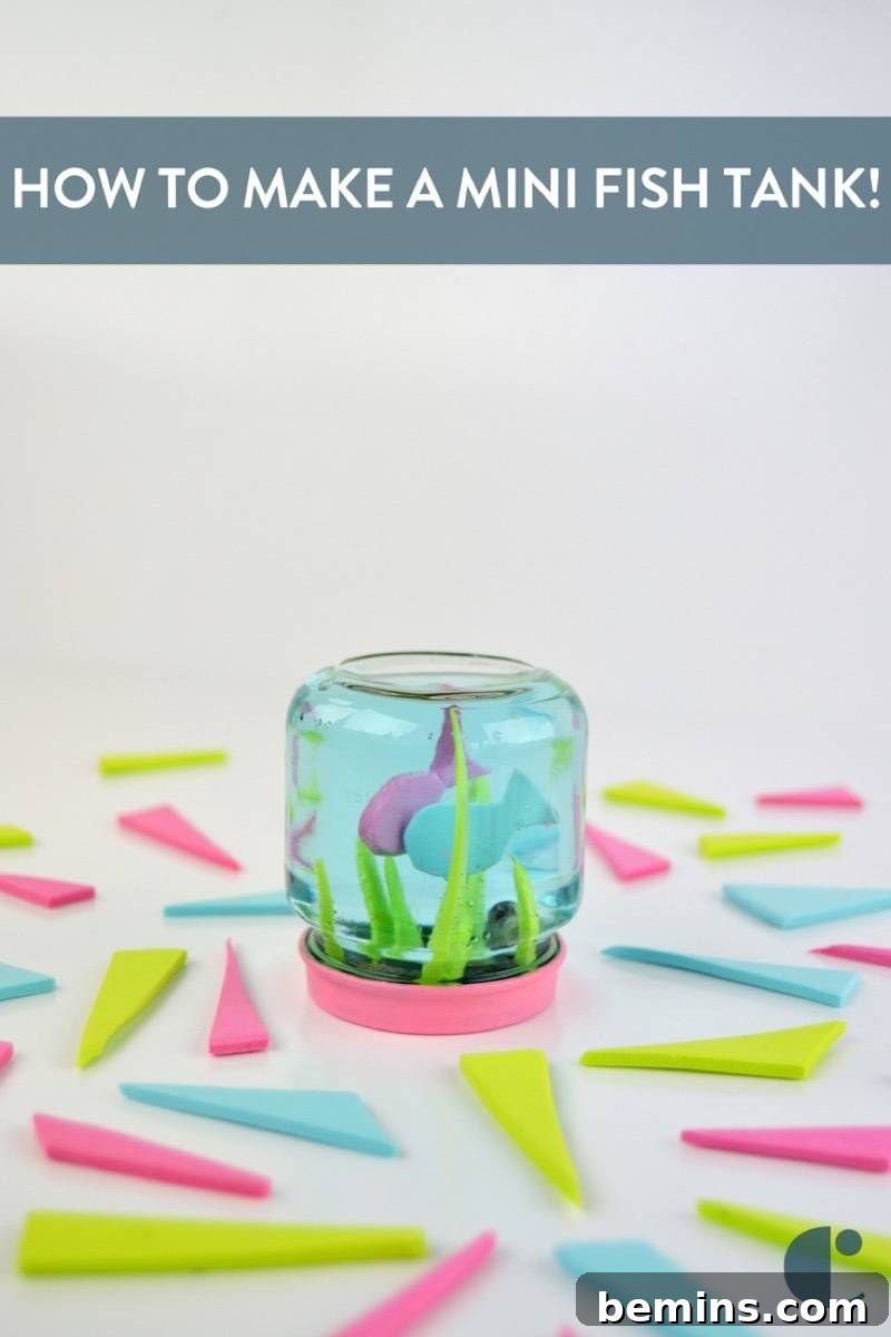 Inspiring kid-friendly crafts: Create your own mini fish tanks!