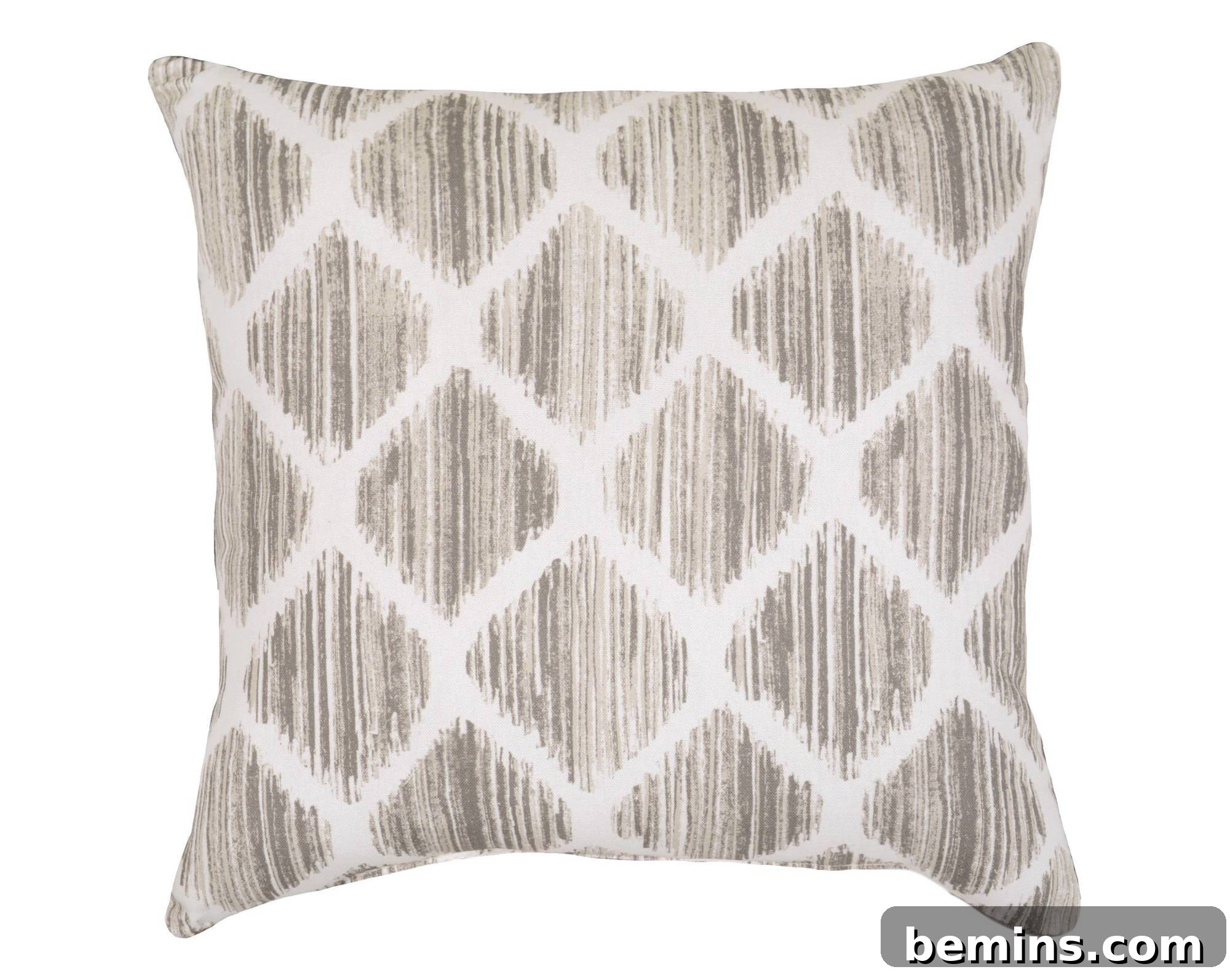 Subtle pattern outdoor pillow