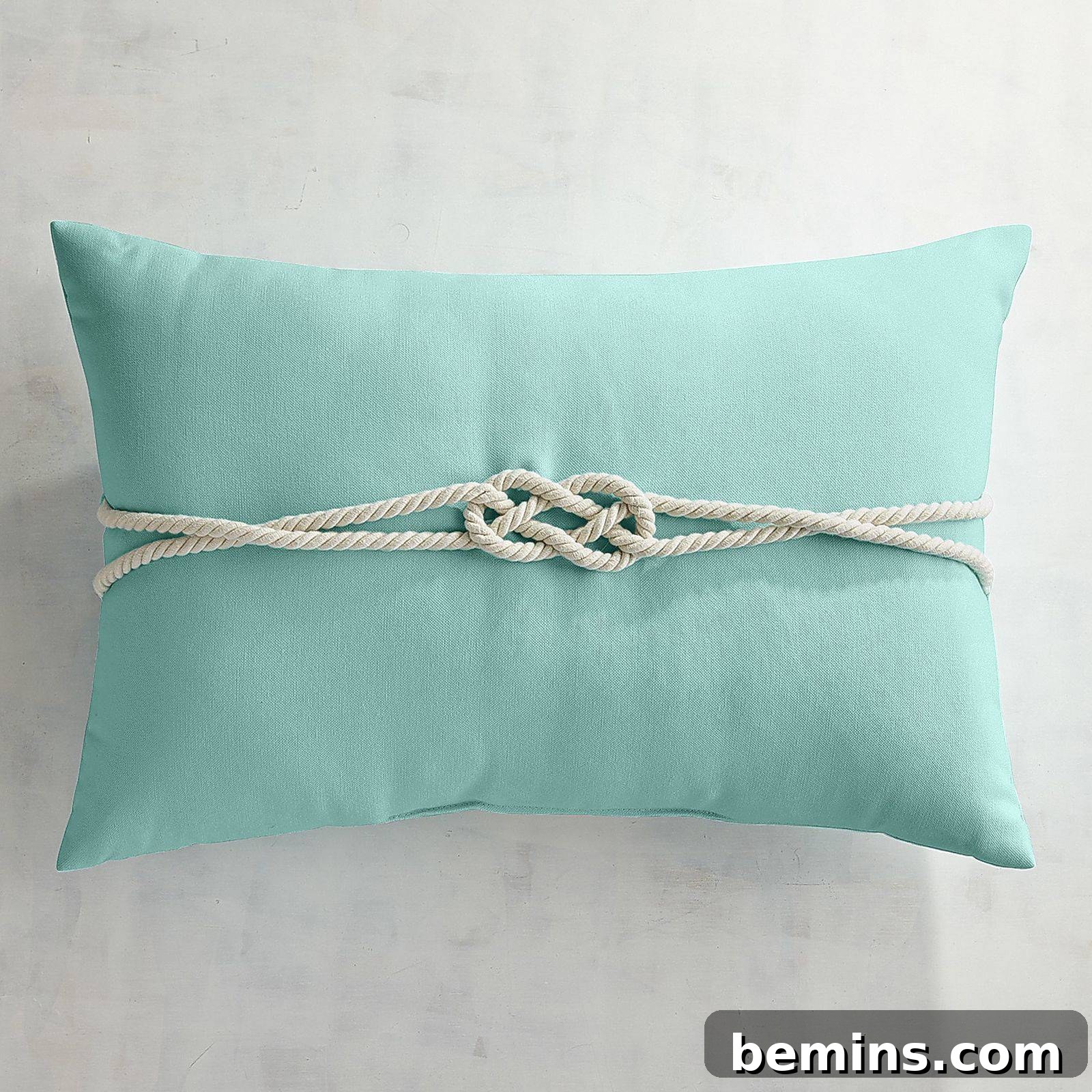 Nautical look outdoor pillow