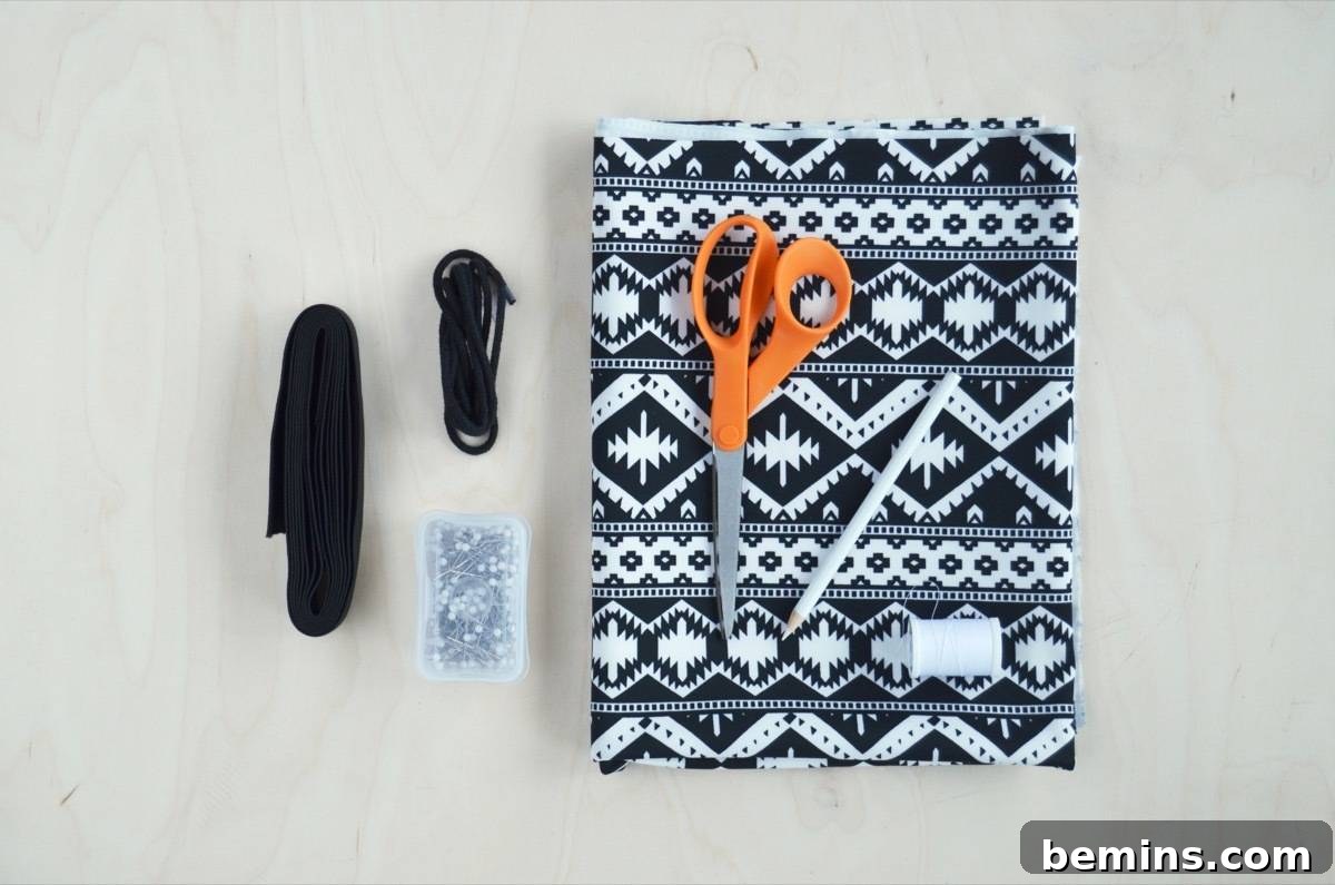 Craft Shorts in a Flash: A One-Hour Sewing Project 3 Materials needed to sew shorts