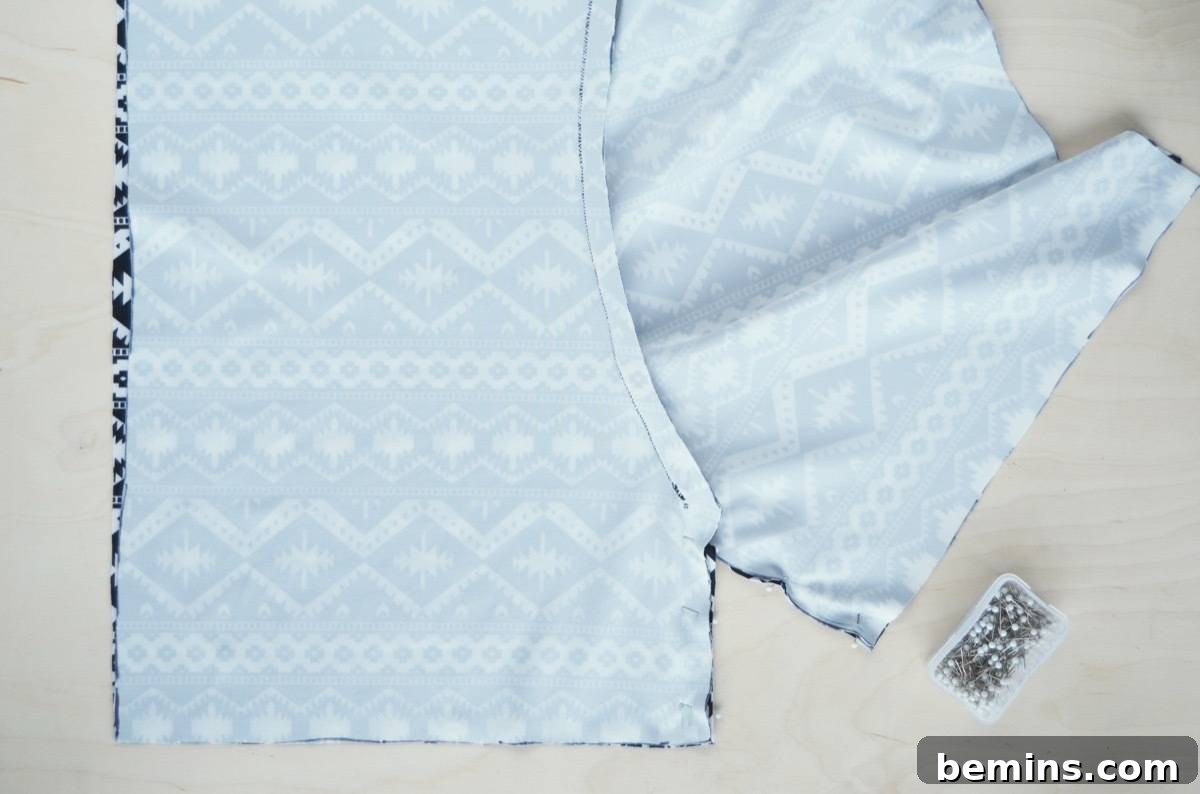 Craft Shorts in a Flash: A One-Hour Sewing Project 8 Joining the front and back pieces of the shorts
