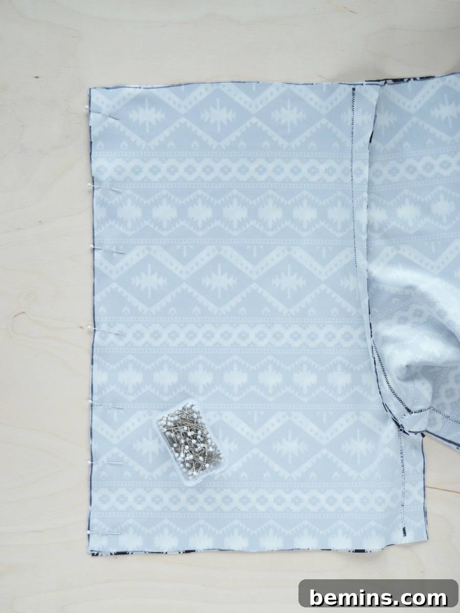Craft Shorts in a Flash: A One-Hour Sewing Project 9 Hemming the leg openings of the shorts