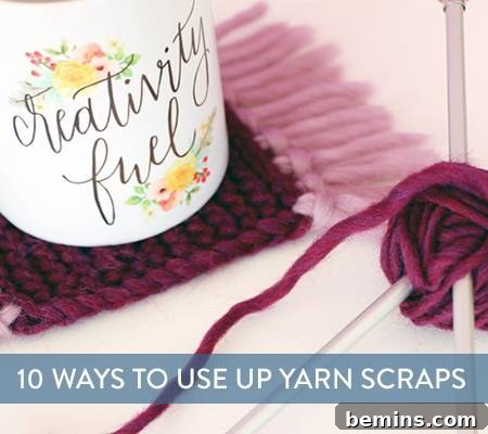 10 Ways to Use Up Yarn Scraps