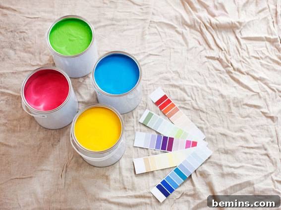 Transforming a dated home with a fresh coat of paint