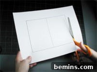 Cut Out the Backing Card