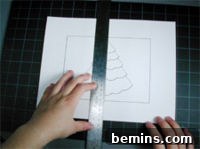 Score the Center Fold Line