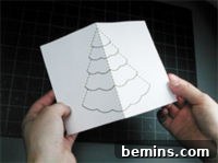 Begin Folding the Card