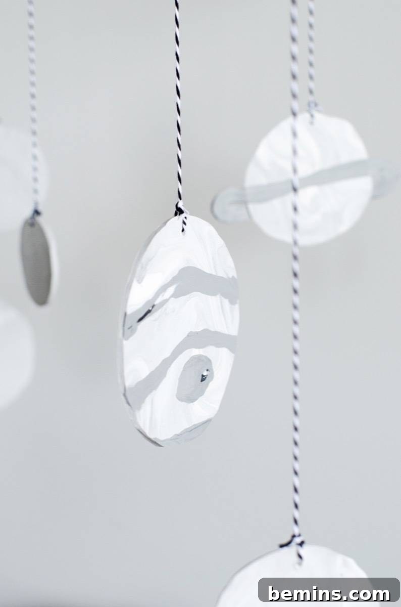 Minimal Nursery DIY | Planetary Mobile