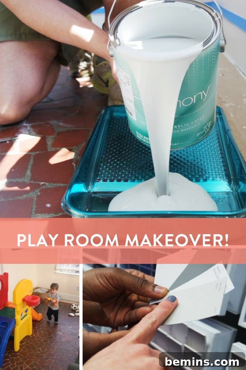 The completed sunroom transformed into a vibrant and functional playroom.