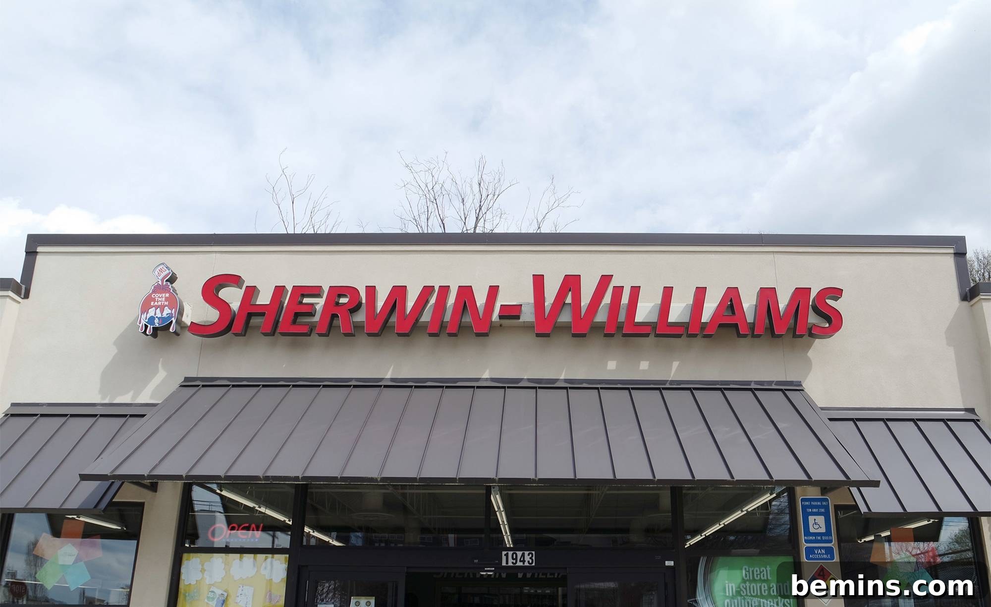 Visiting our local Sherwin-Williams store to kick off the playroom makeover.