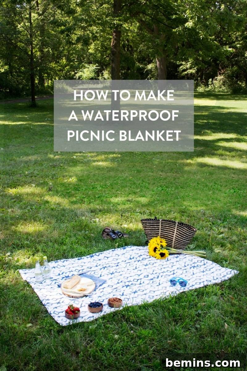 Cute date idea with waterproof picnic blanket