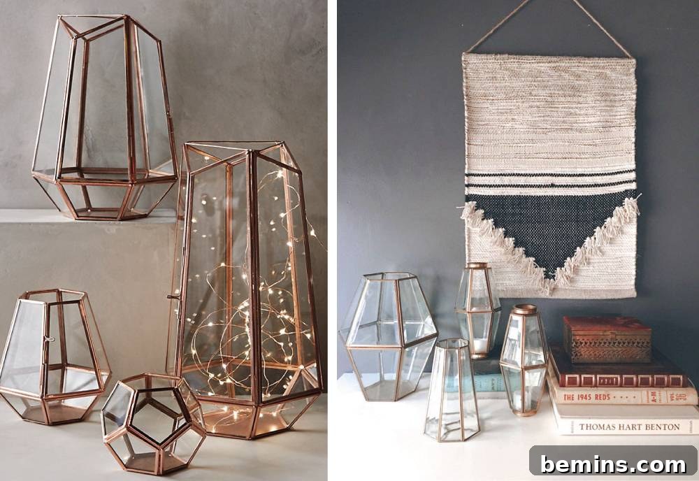 DIY Home Decor: 14 Ways to Personalize Your Space 15 DIY Metal Hurricanes
