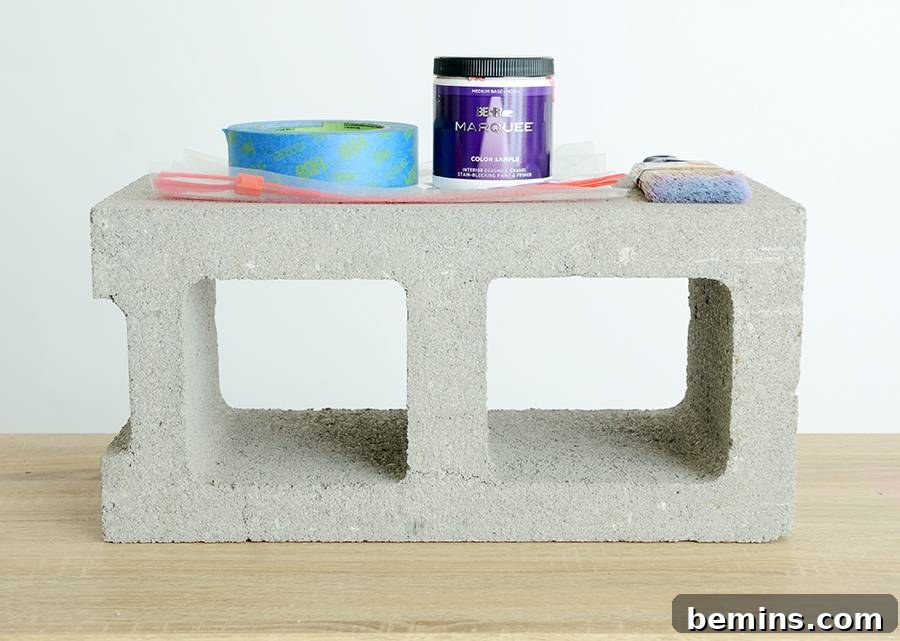 Easy DIY Cinder Block Wine Cooler