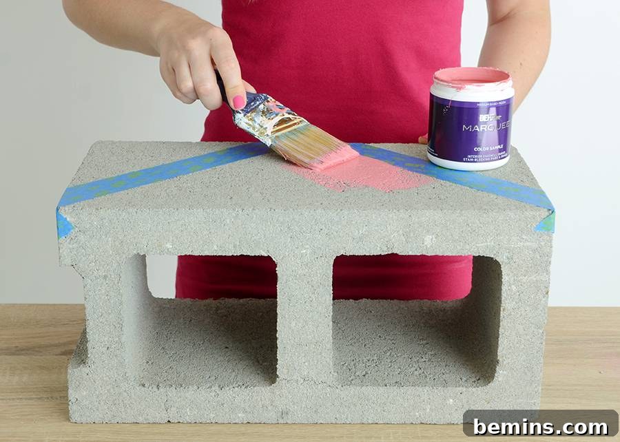 Easy DIY Cinder Block Wine Cooler